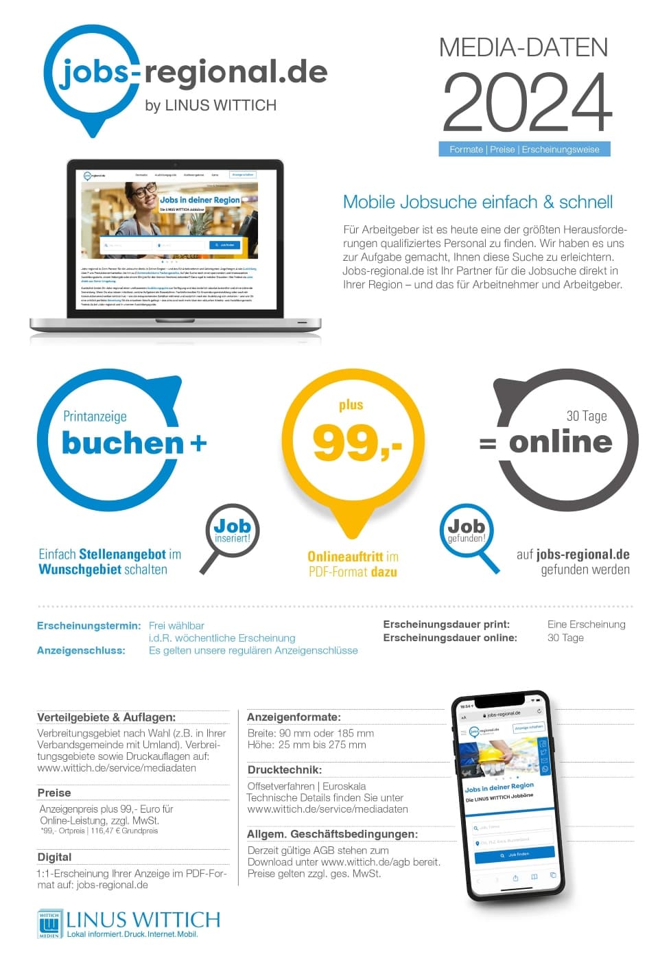 Regionale Jobbörse jobs-regional | LINUS WITTICH Digital